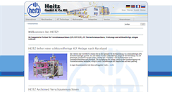 Desktop Screenshot of heitz.de